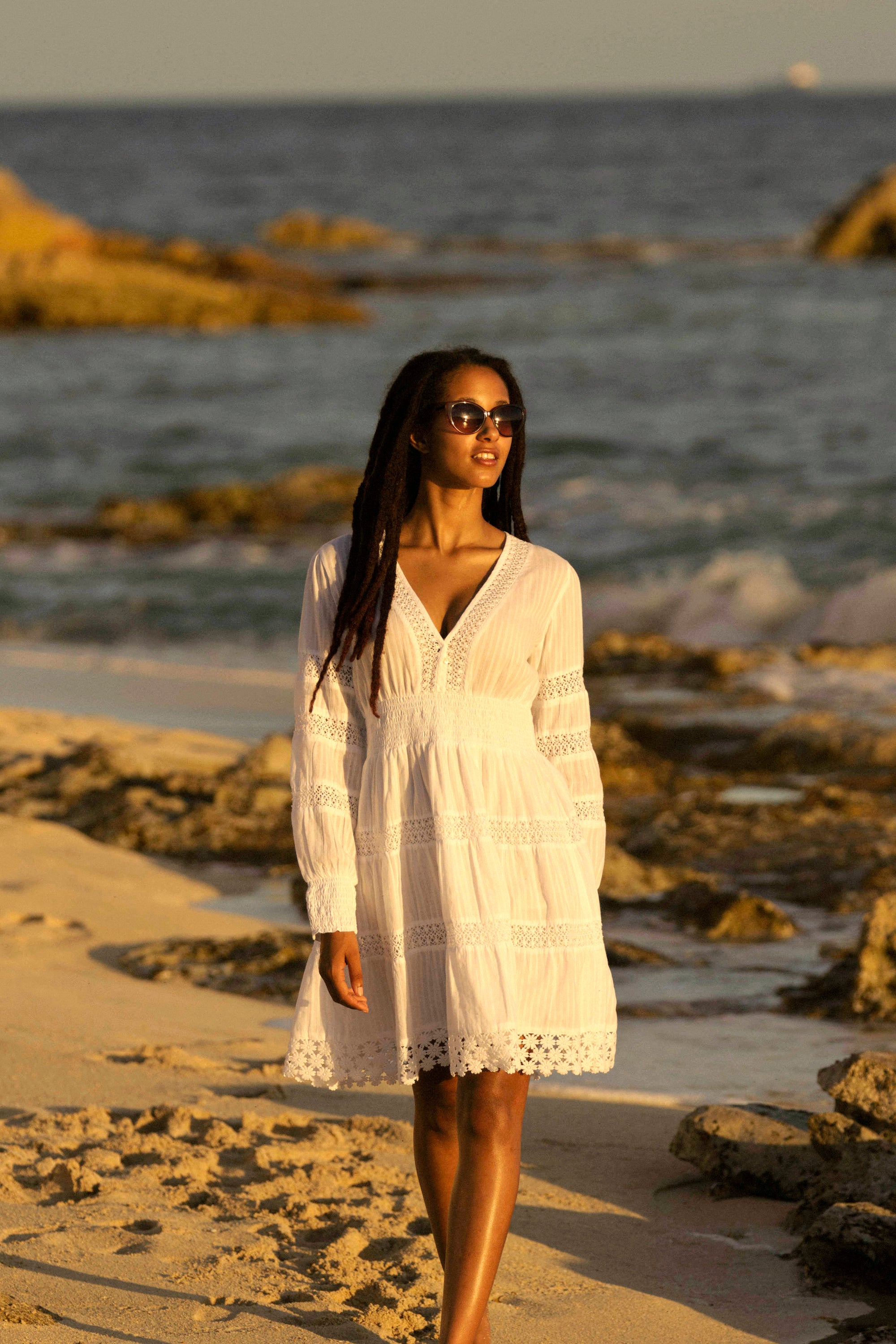Merel Textured Stripe Dress