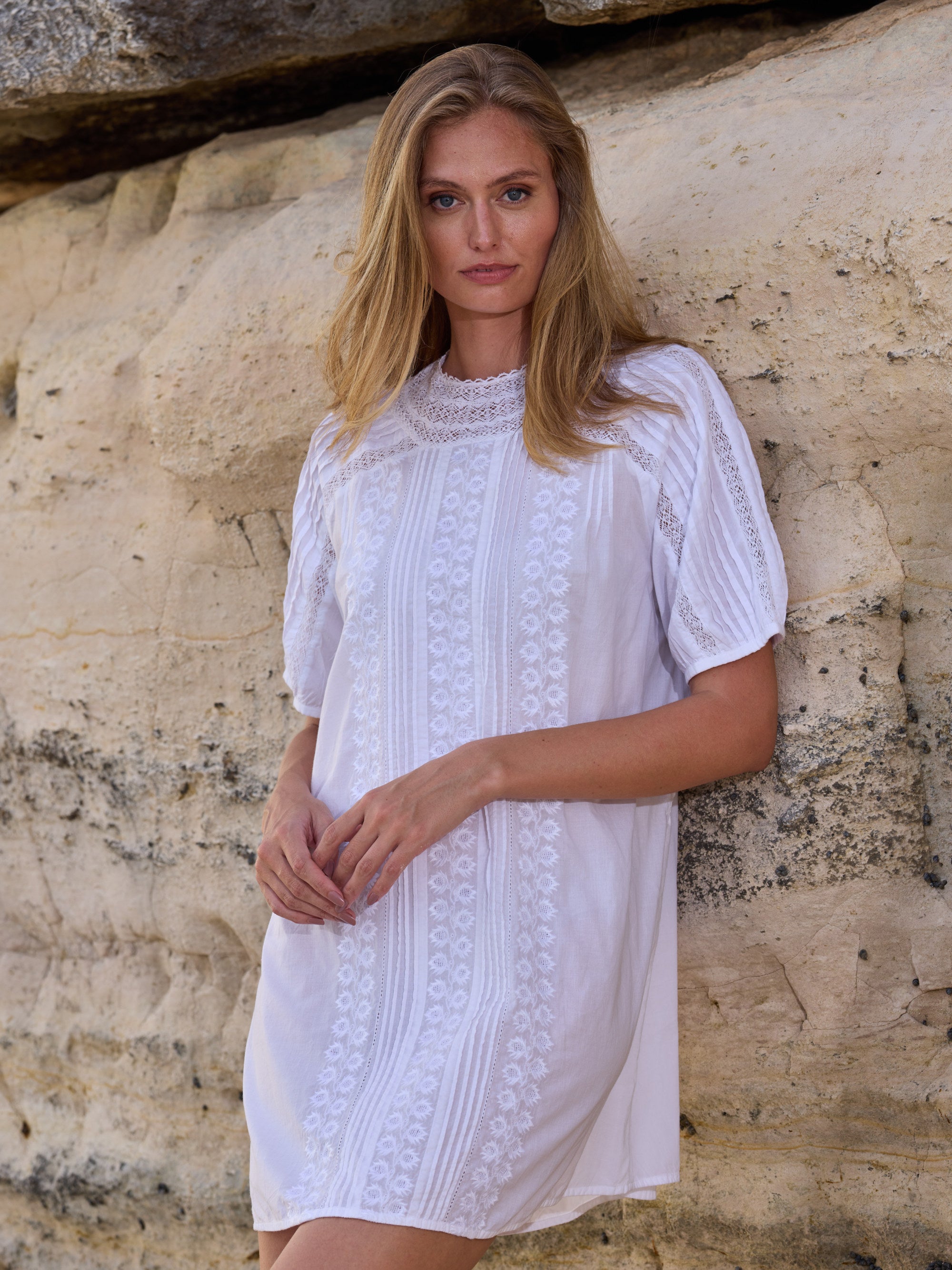 Sophia Dress White