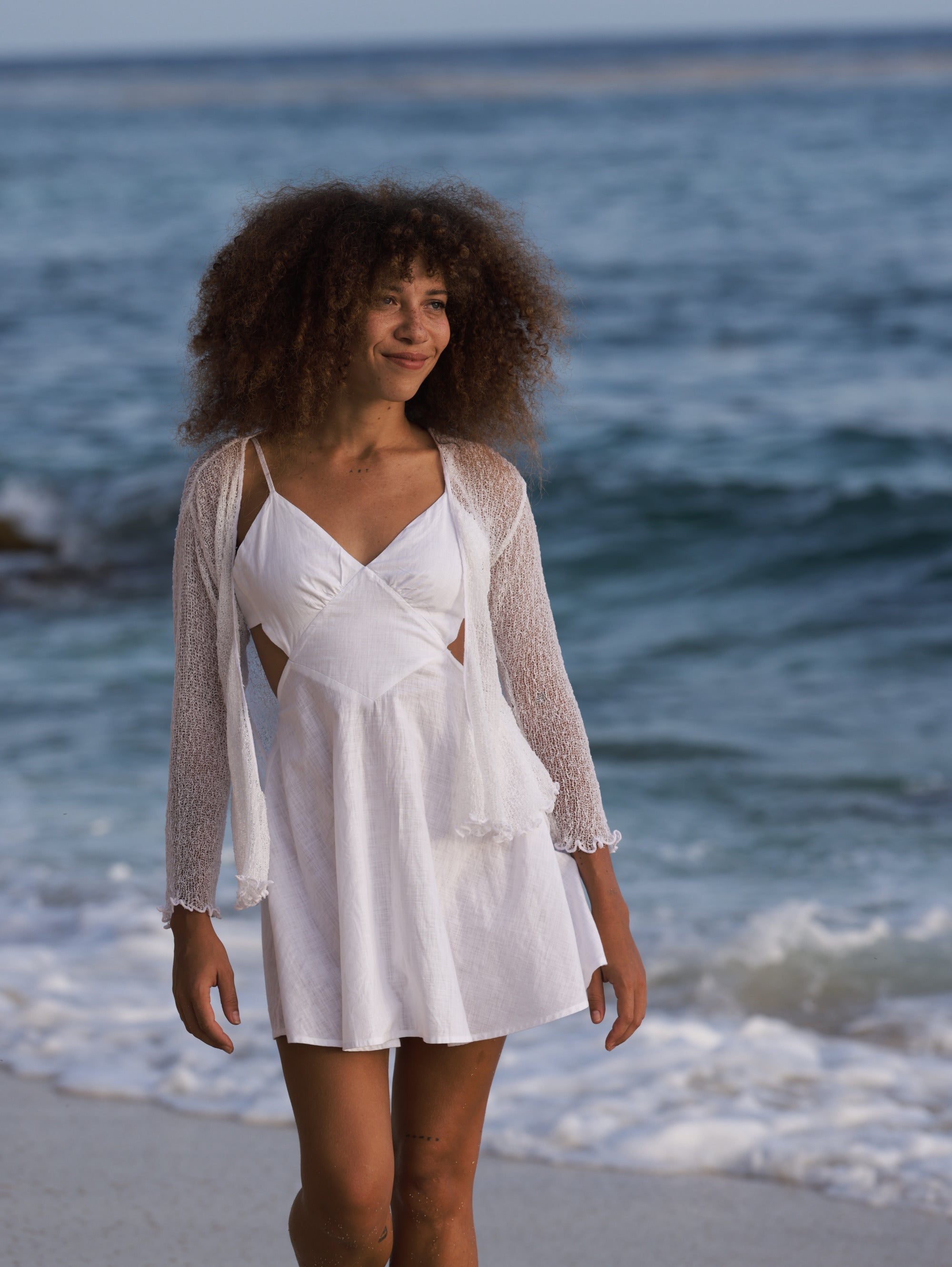 Cora Dress White