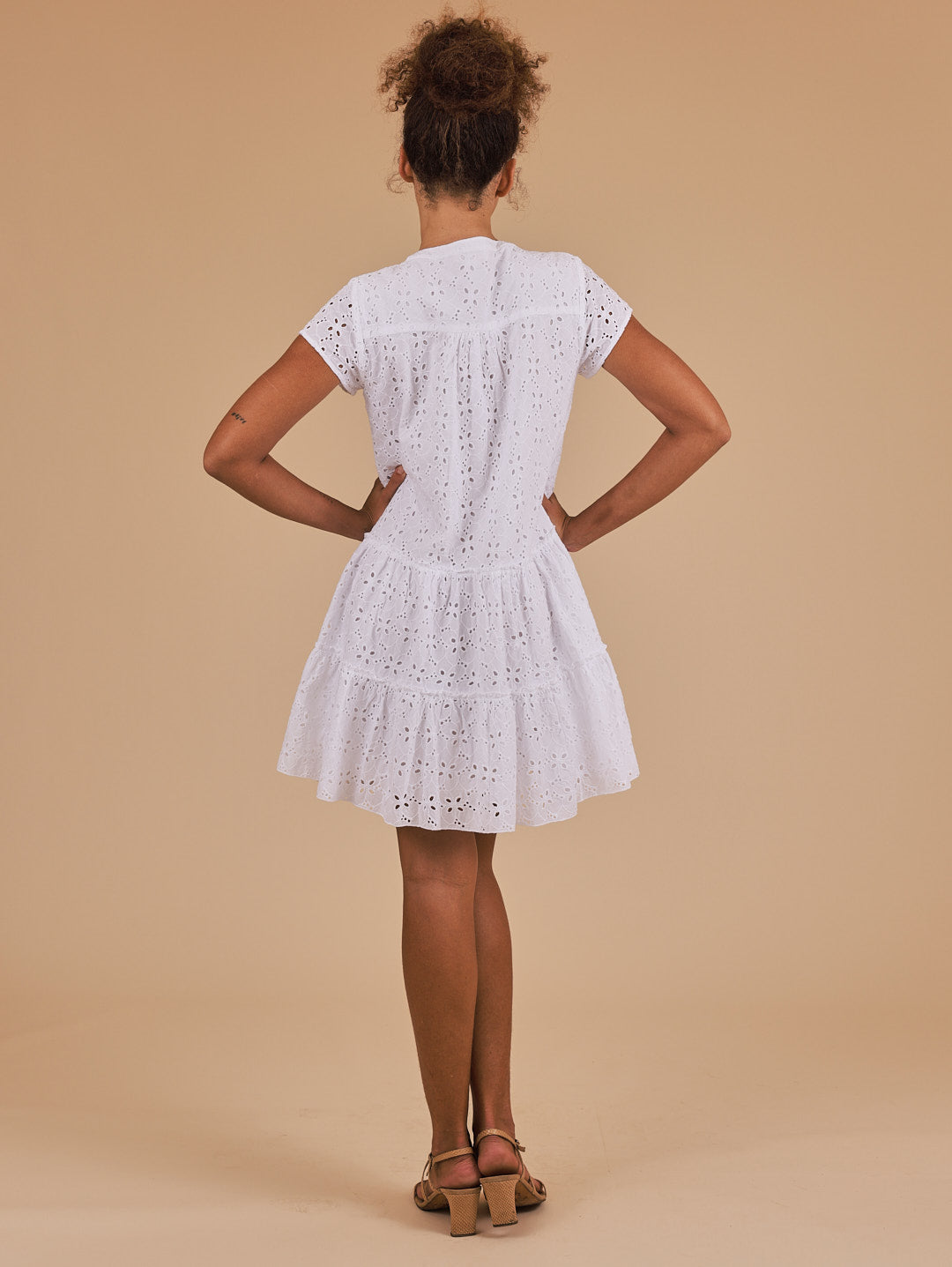 Leah Dress White